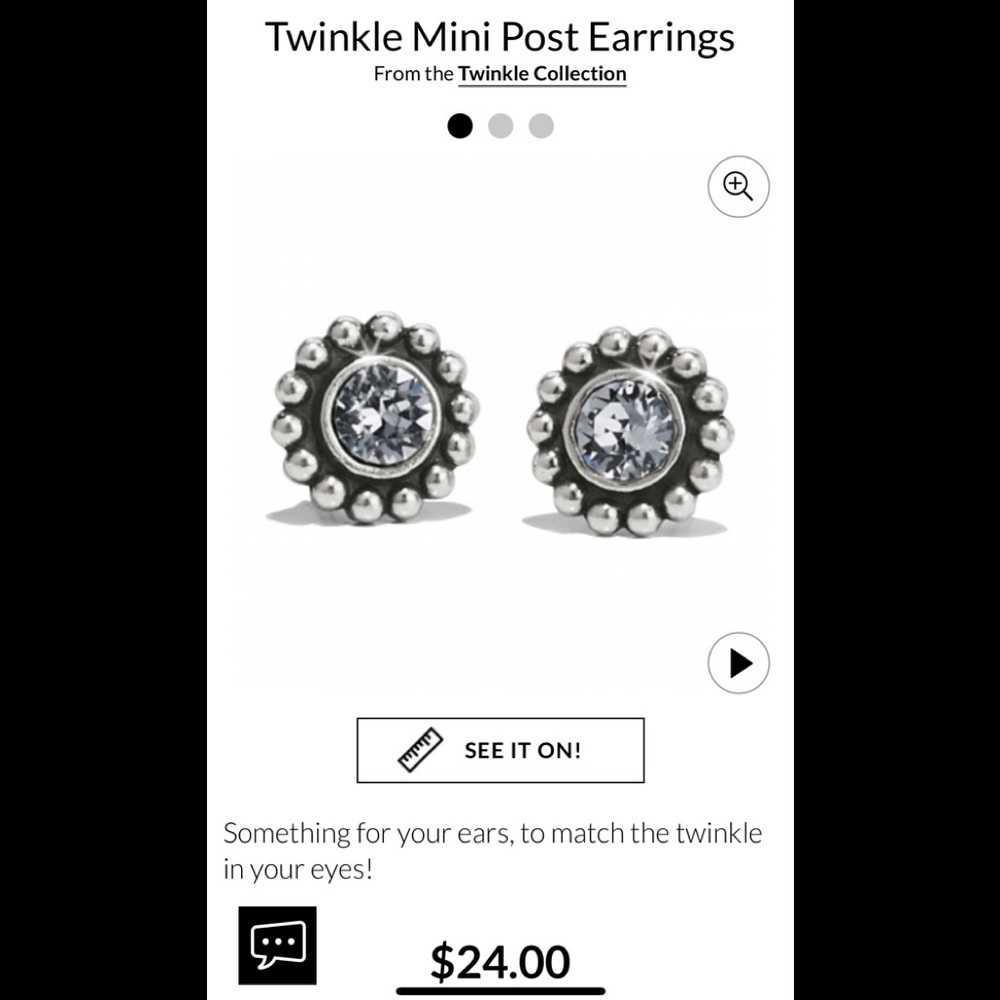 Brighton Twinkle Mini Post Earrings